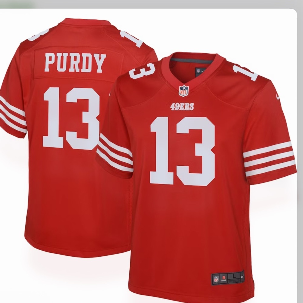 New Brock Purdy San Francisco 49ers‎ Nike Youth Game Jersey - Scarlet